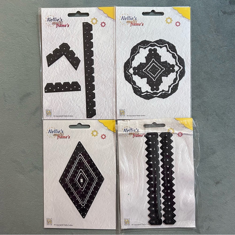 Lot of 4 Nellie Snellen multi frame dies